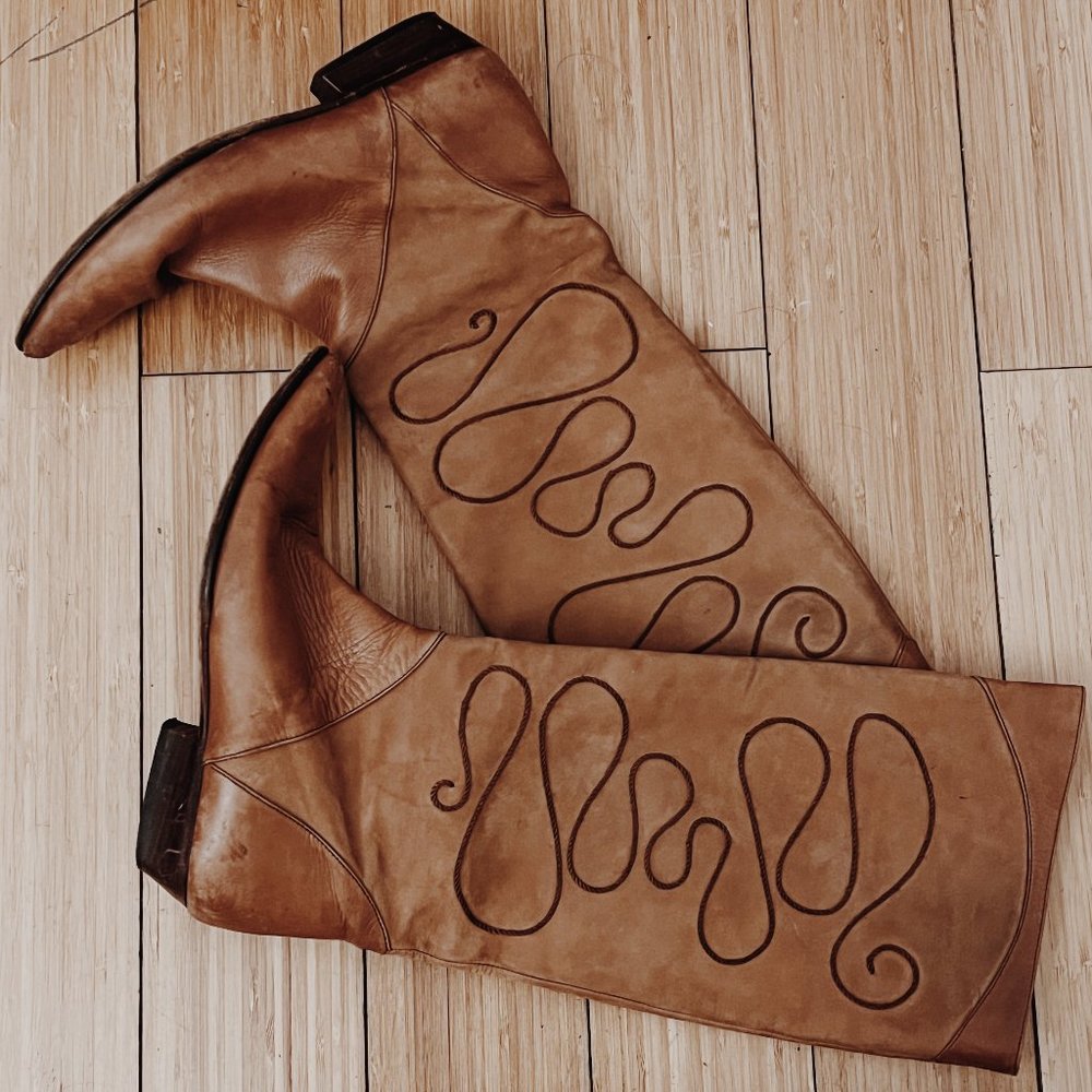Real Vintage! Italian Classic Cowboy Boots
